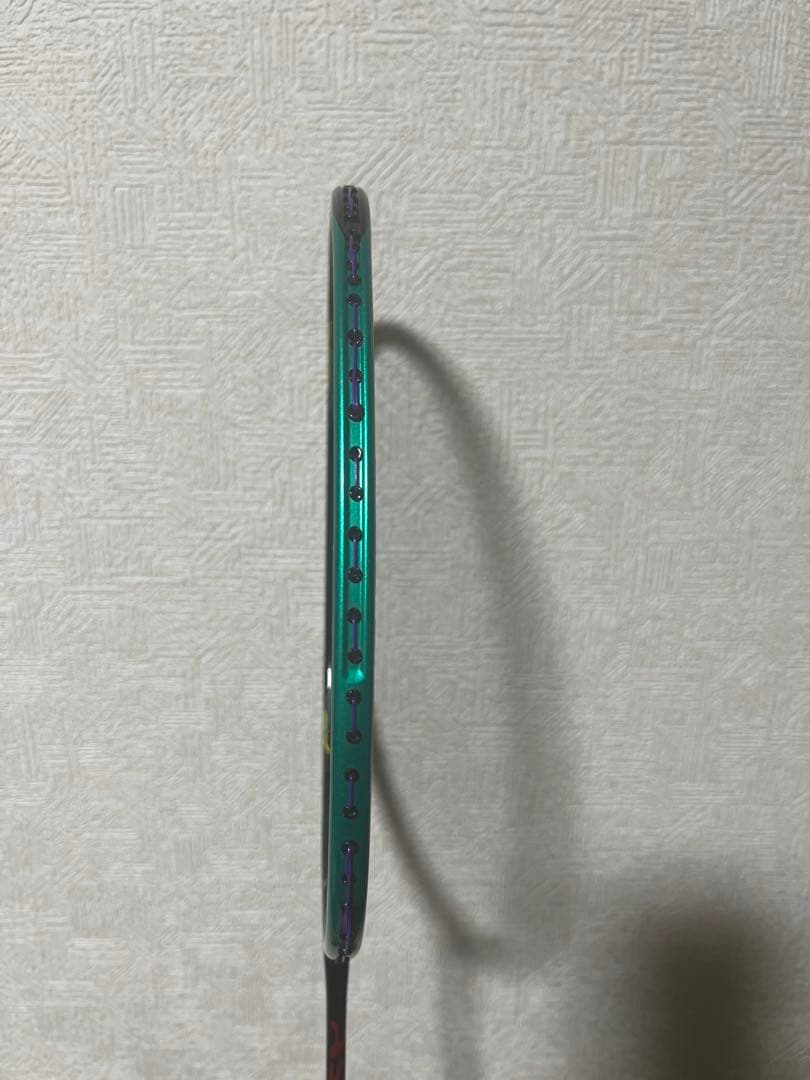 バドミントンラケット グリーン パープル