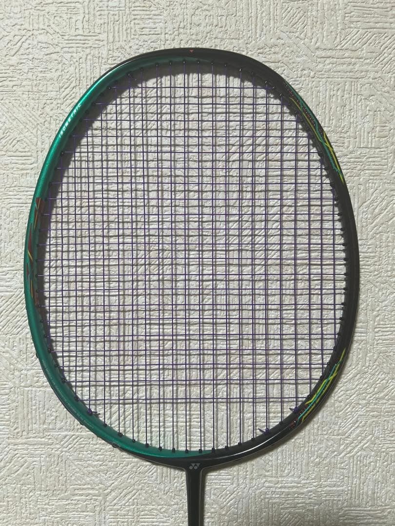 バドミントンラケット グリーン パープル