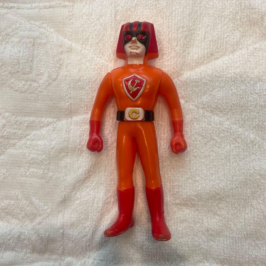 バトルフィーバーJ 5体 特撮 ヒーロー ソフビ 1979年 当時物 ポピー