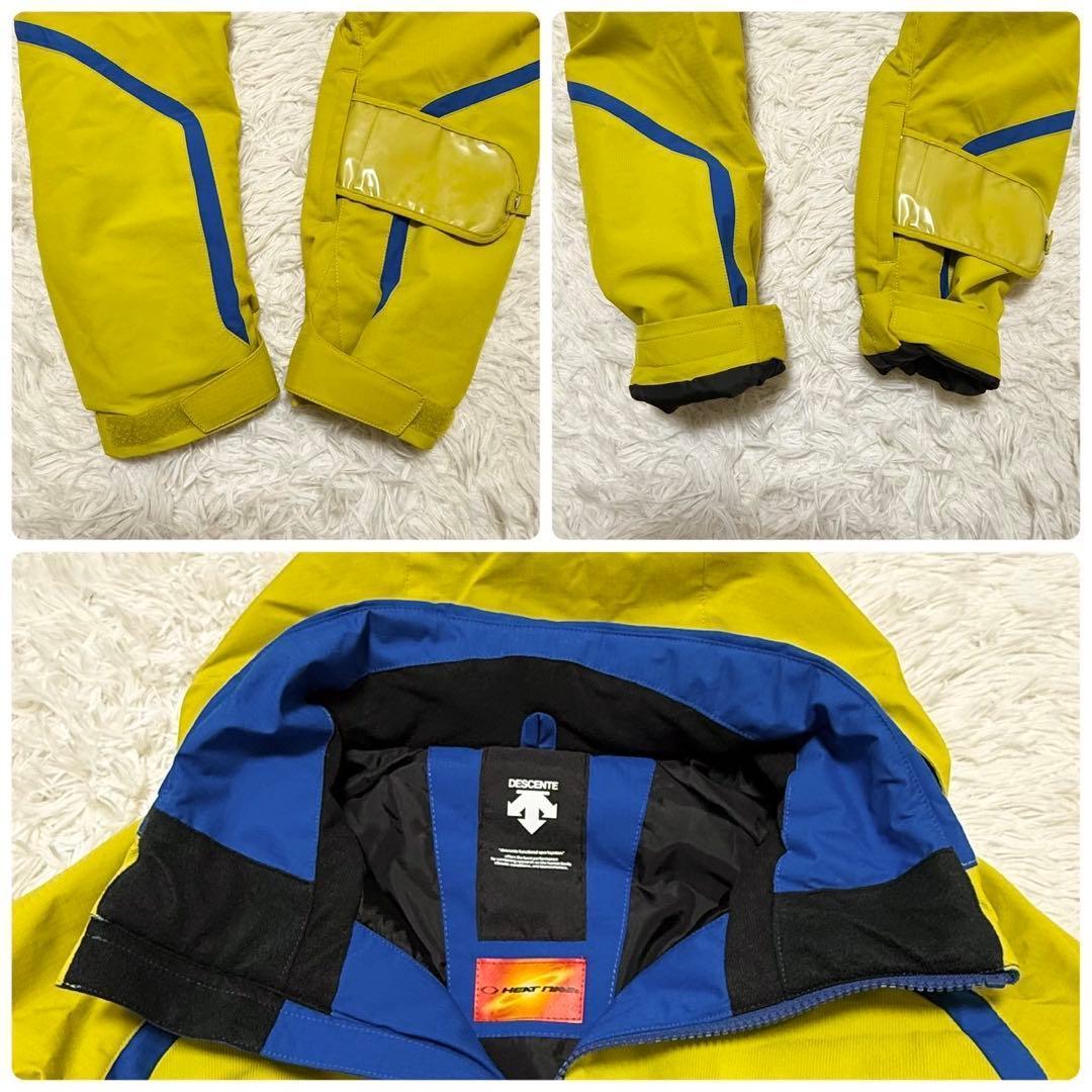 ✨極美品✨デサント スキーウェア セットアップ 蛍光 イエロー Mサイズ