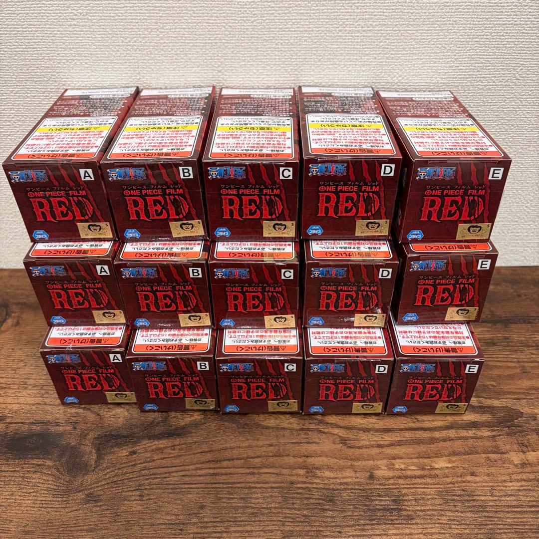 ONE PIECE FILM RED フィギュアセットワールドコレクタブル