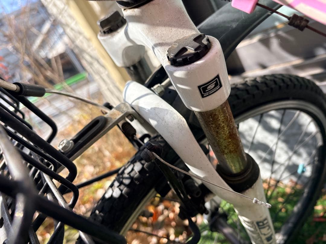 ianchi eagle 24インチ　ピンク ハンドルバスケット付き