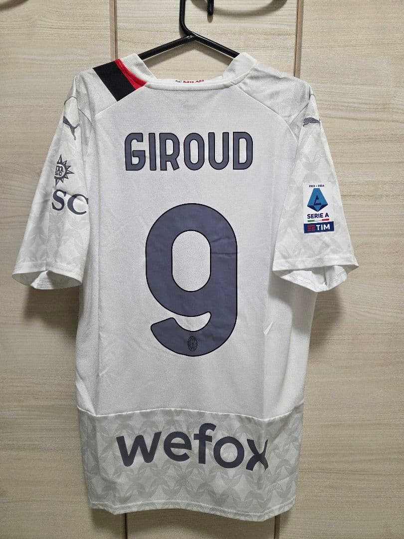 ２０２３シーズン　ACミラン 　ジルー　ユニフォーム