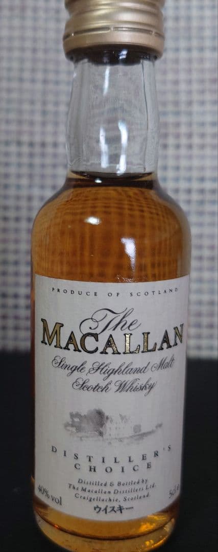 マッカラン　ディスティラーズチョイス　ボウモア　クレスト　ウイスキー　ミニチュア