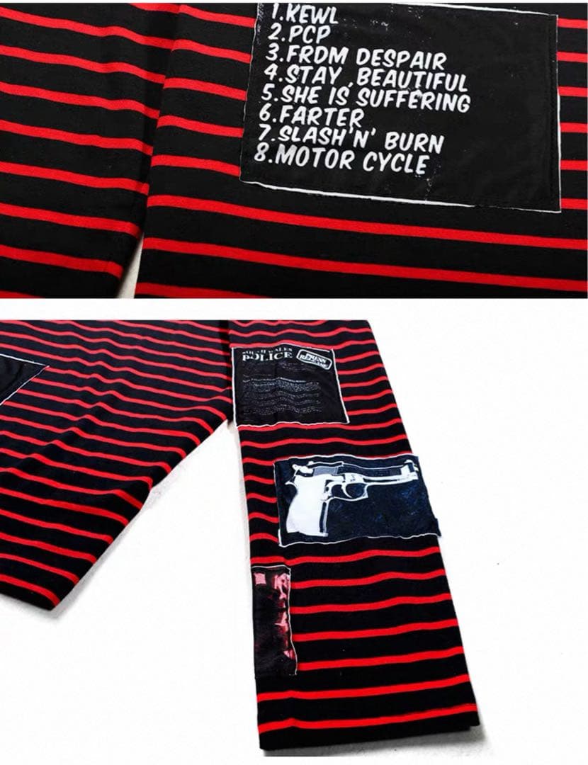 ジヨン GD G-DRAGON ジードラゴン ボーダータートルネック ジヨコス