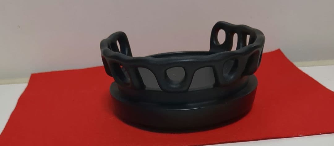 煎茶道具 急須台 黒檀