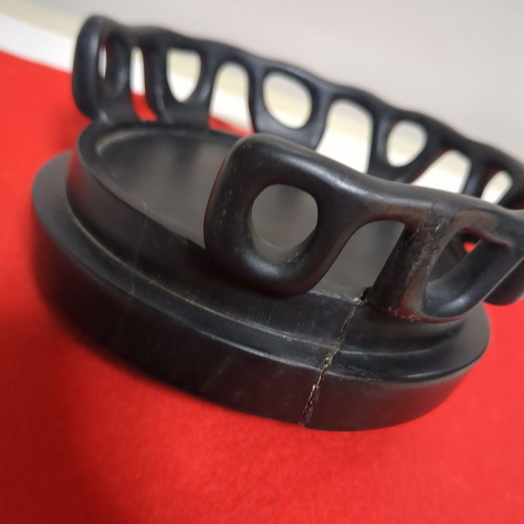 煎茶道具 急須台 黒檀