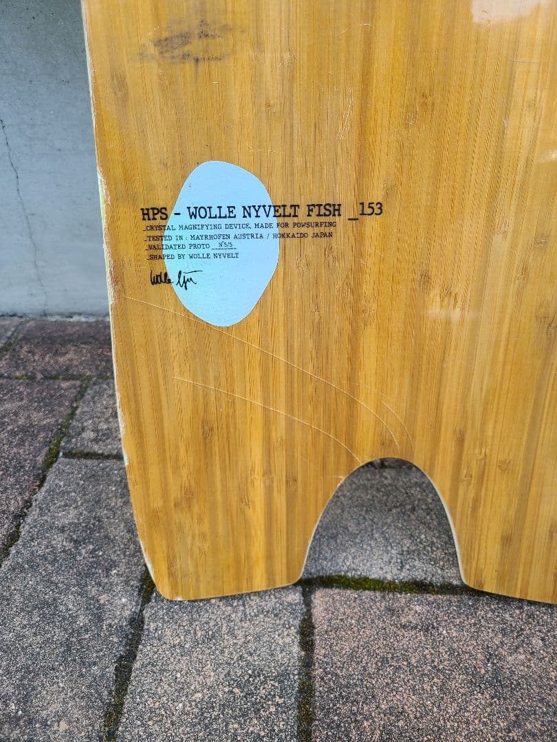 HPS Wolle Nyvelt Fish 153 スノーボード