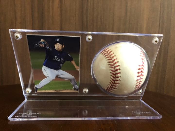 菊池雄星 MLB 実使用公式球 ホログラムステッカー付き