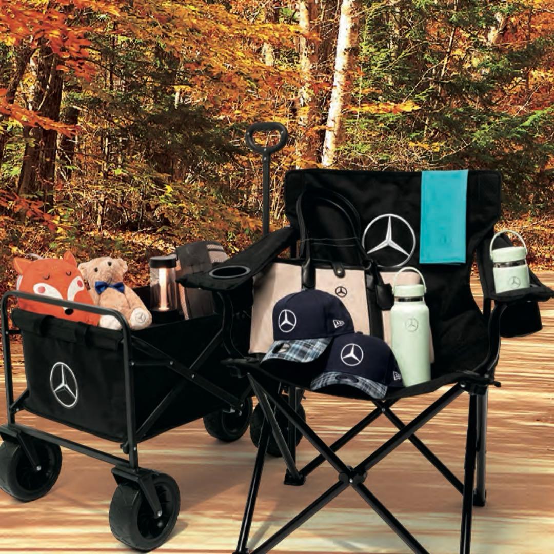 新品⭐︎Mercedes-Benz 折りたたみチェア ブラック