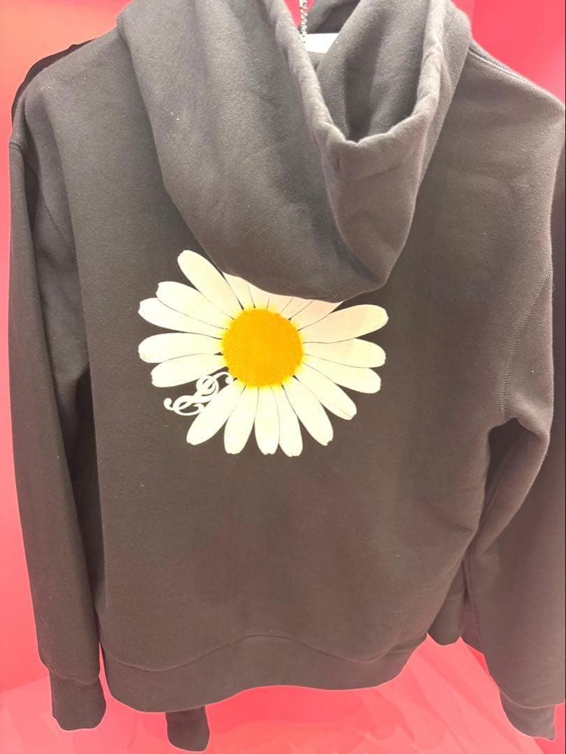 PEACEMINUSONE MAMA ジップアップフーディー ブラック XL