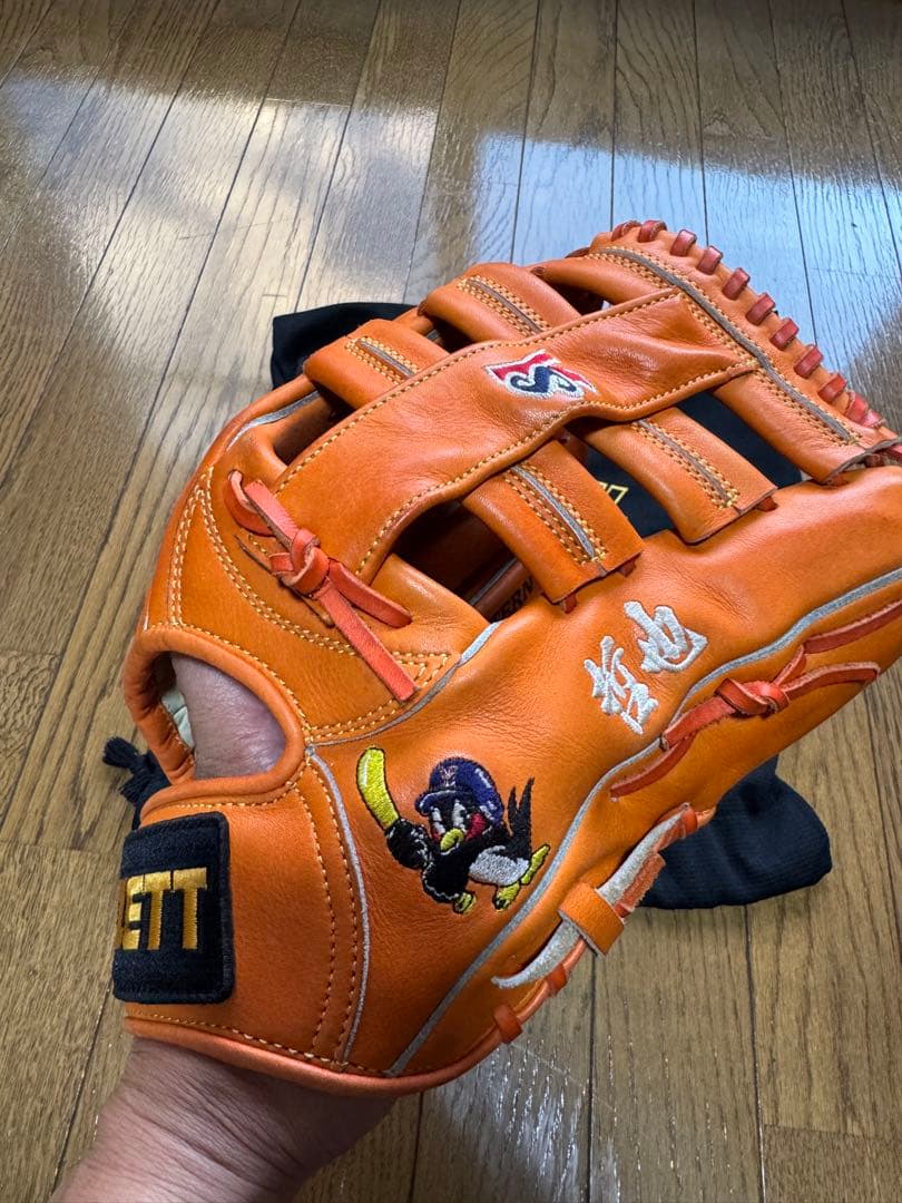 ア*♪様 プロ野球選手飯田哲矢さん使用！！　ZETT 硬式用グローブ