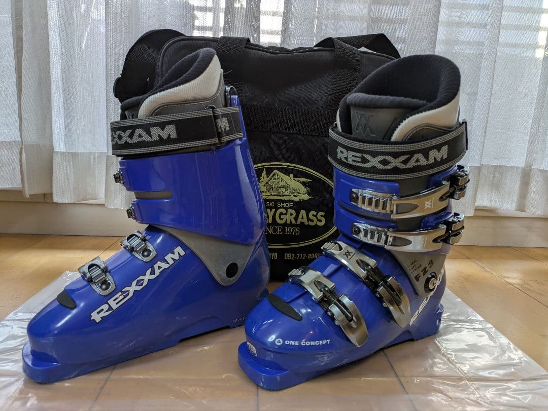 REXXAM スキーブーツ ONE CONCEPT 青 バッグ付き