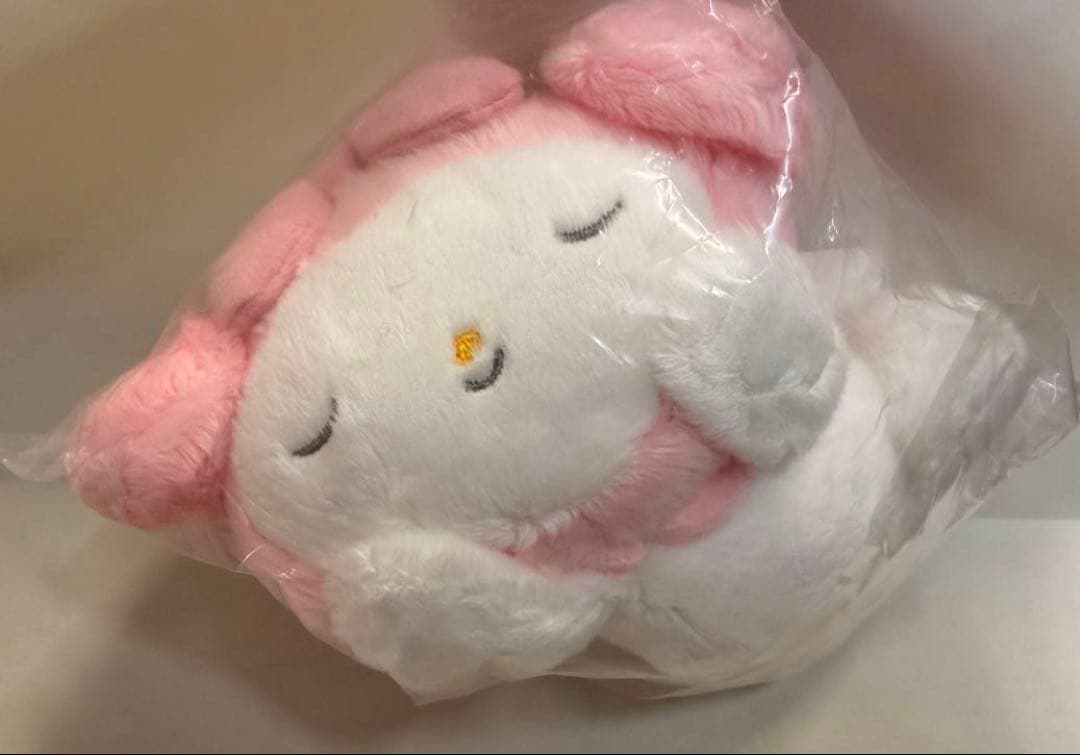 6021　サンリオ　マイメロ　ぬいぐるみ　寝そべり