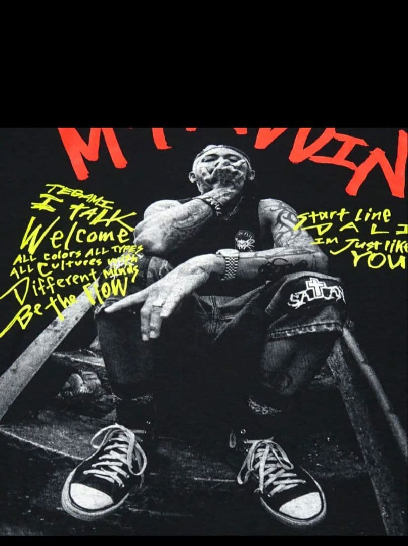 未使用品　RIZE /JESSEのTシャツXXL　JESSE治療頑張れ！