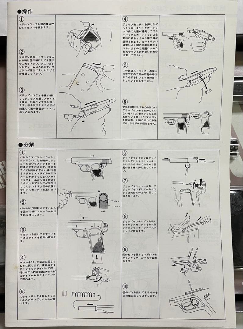 1/1 FNブローニングＭ1910組立キット 本体樹脂製