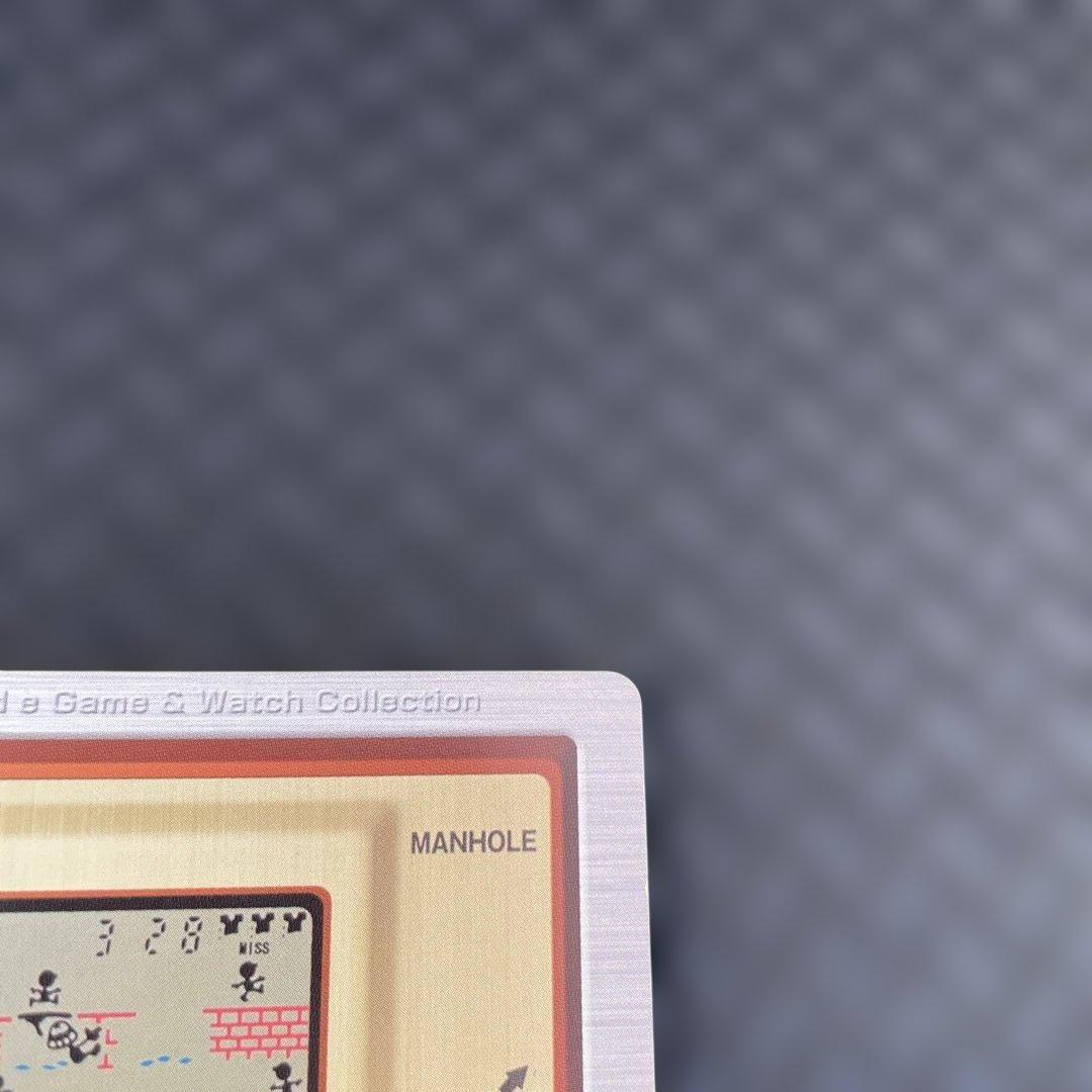 【レア美品！】 ｅカード限定プロモーションカード 「マンホール」ゲームウォッチ