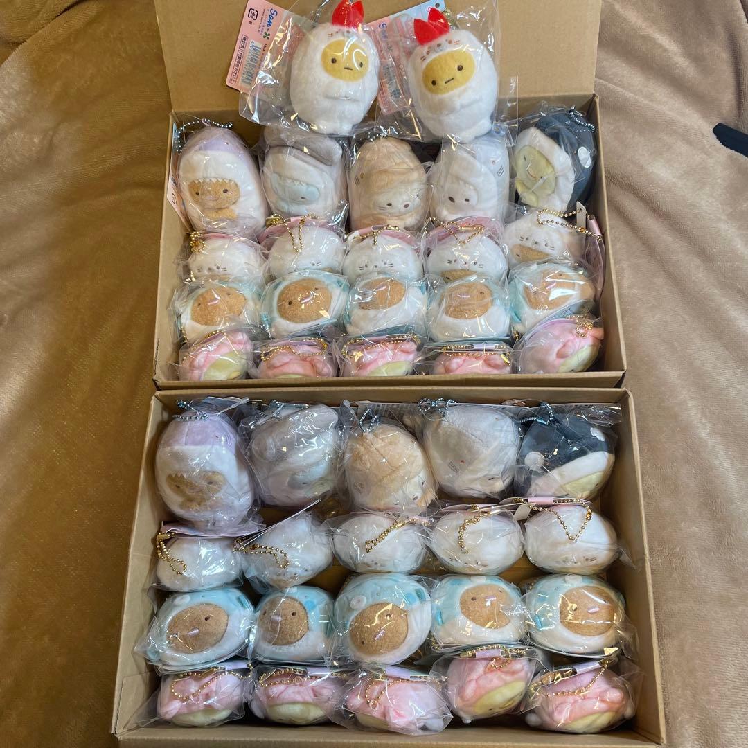 すみっコぐらし ぬいぐるみセット 水族館限定 えびふらいのしっぽ ねこ とかげ