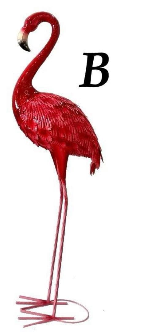 大型 全長152cm フラミンゴ 鳥 おしゃれ 屋外 庭 ガーデニング 雑貨