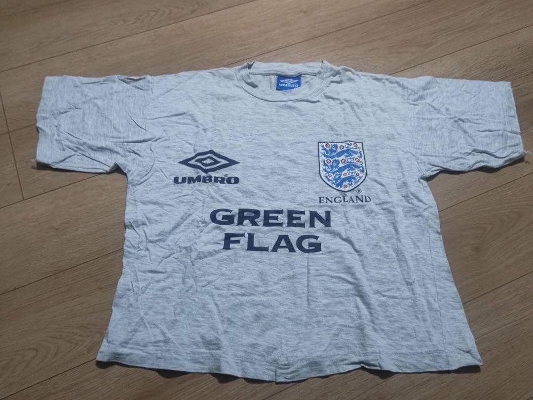 希少！イングランド代表 グリーン・フラッグ アンブロ ヴィンテージ