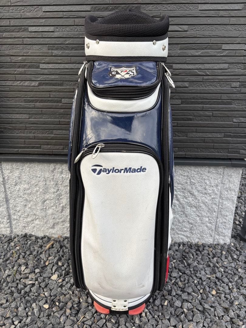 TaylorMade テーラーメイド キャディバッグ 白/青/赤