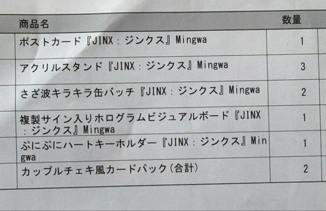 JINX ジンクス BLアワード 2025 ラブラブナイトプールセット