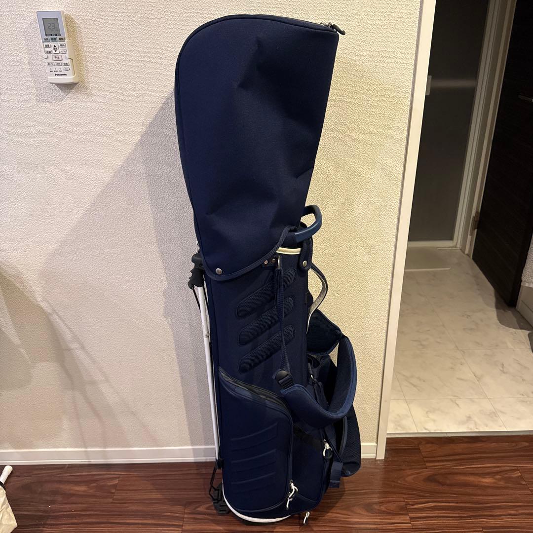adidas golf スタンド式 ゴルフバッグ　NAVY
