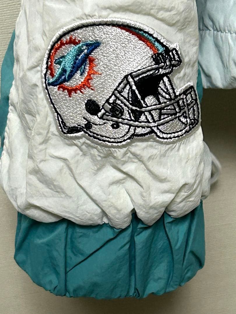 Perushu × NFL コラボナイロンスタンドネックアノラックブルゾン　完売