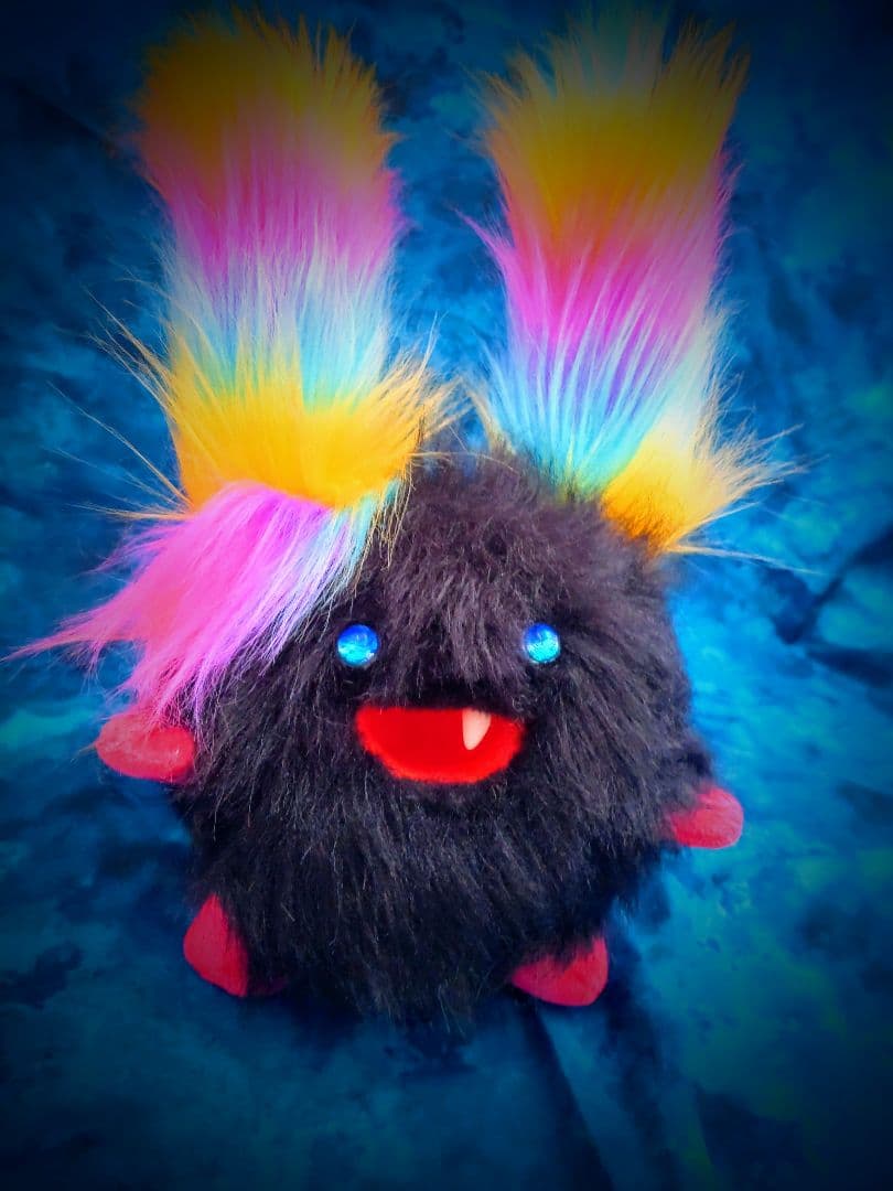 まんまるんモンスター♥人形 アートドールおばけ幻獣 ハンドメイドぬいぐるみ