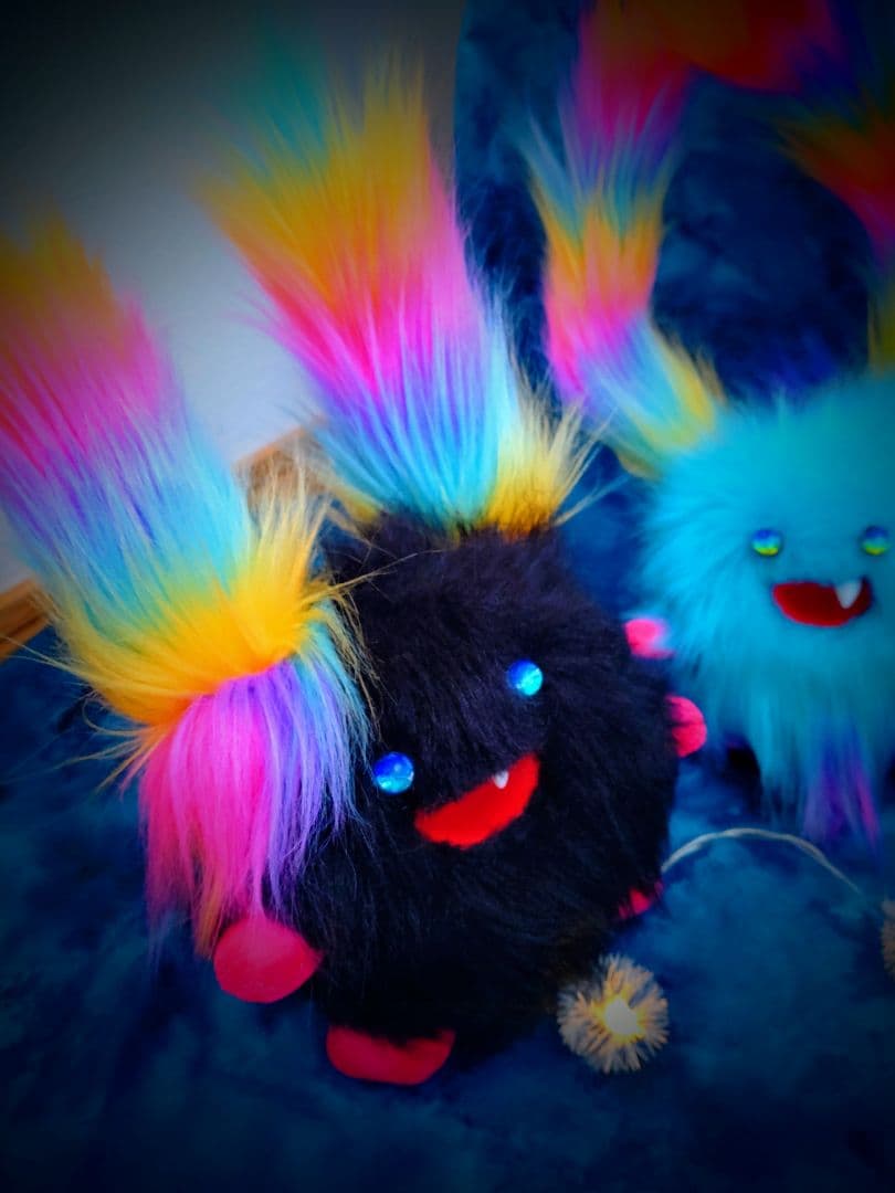 まんまるんモンスター♥人形 アートドールおばけ幻獣 ハンドメイドぬいぐるみ