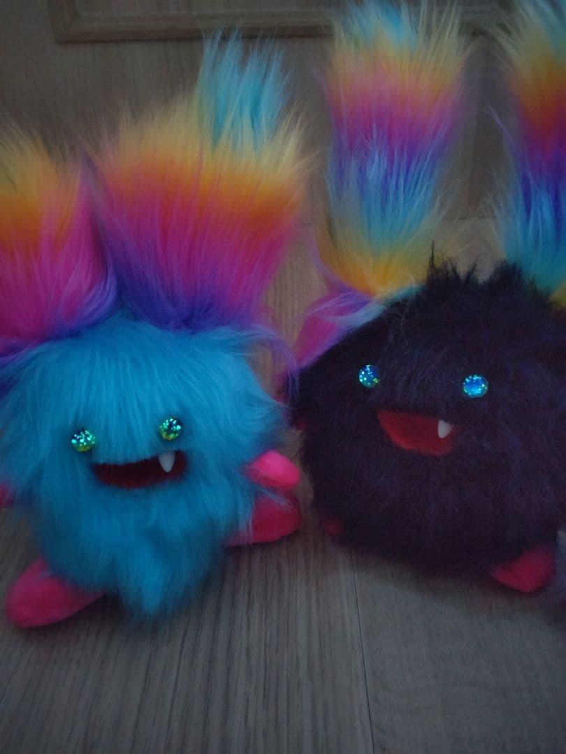 まんまるんモンスター♥人形 アートドールおばけ幻獣 ハンドメイドぬいぐるみ