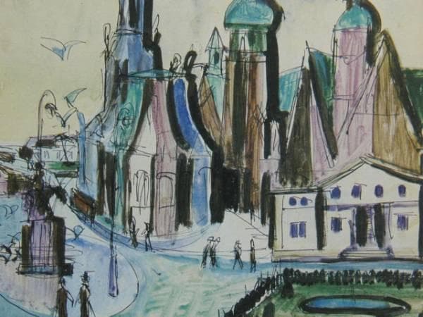 Kirchner、DORFPLATZ、海外版超希少レゾネ、新品額付