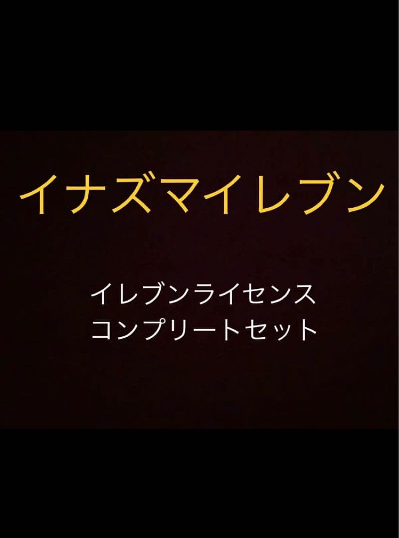 イナズマイレブン イレブンライセンス コンプリート