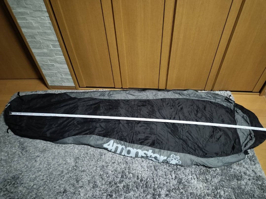 4monster ダウン寝袋 ブラック １５°F / -9℃　2個セット