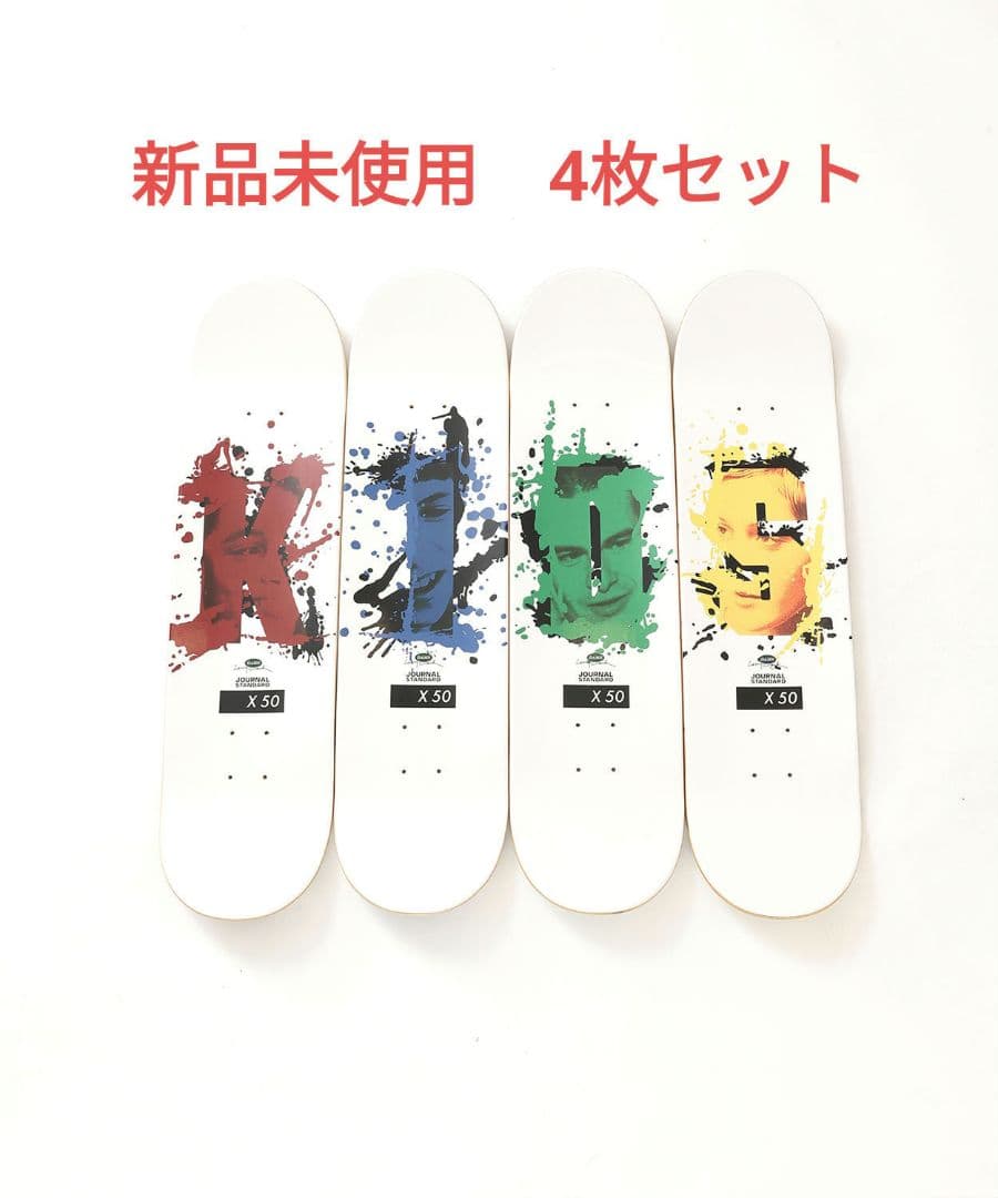 未使用　KIDS　Larry Clark　ラリー・クラーク　スケートデッキ　4枚