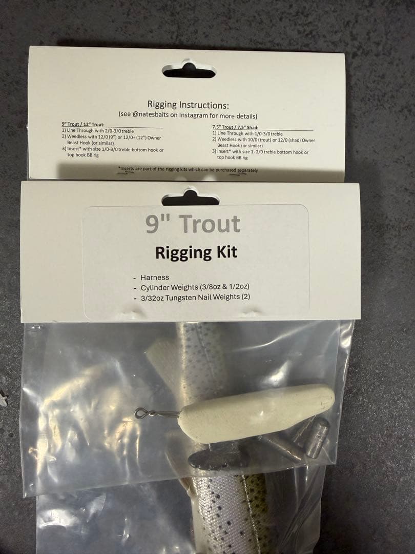 ルアー・フライ Nate'sBaits 9 Green Back Trout