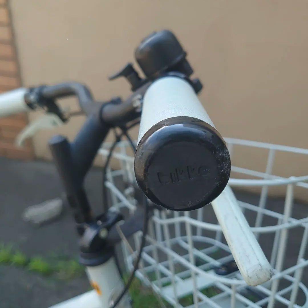 bikke 子供用自転車 グレー 前面バスケット付き