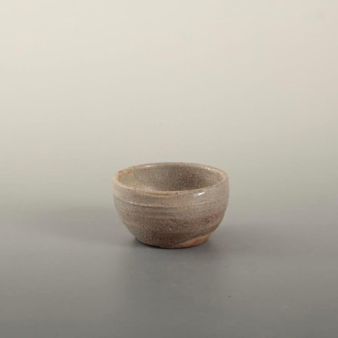 李朝 井戸手 盃 ぐい呑み 酒器 古美術 古道具 アンティーク