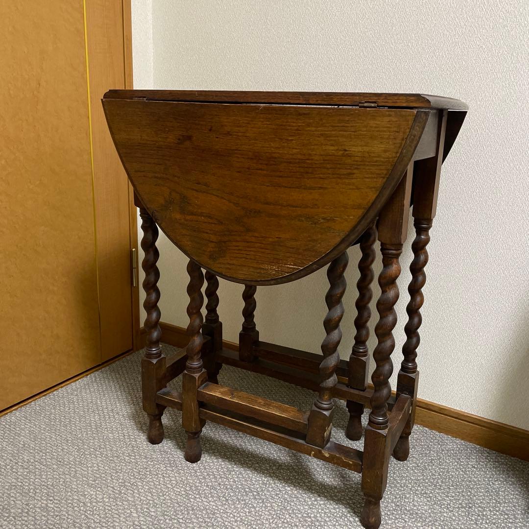 1／27まで発送停止になります。 アンティーク　ゲートレッグテーブル