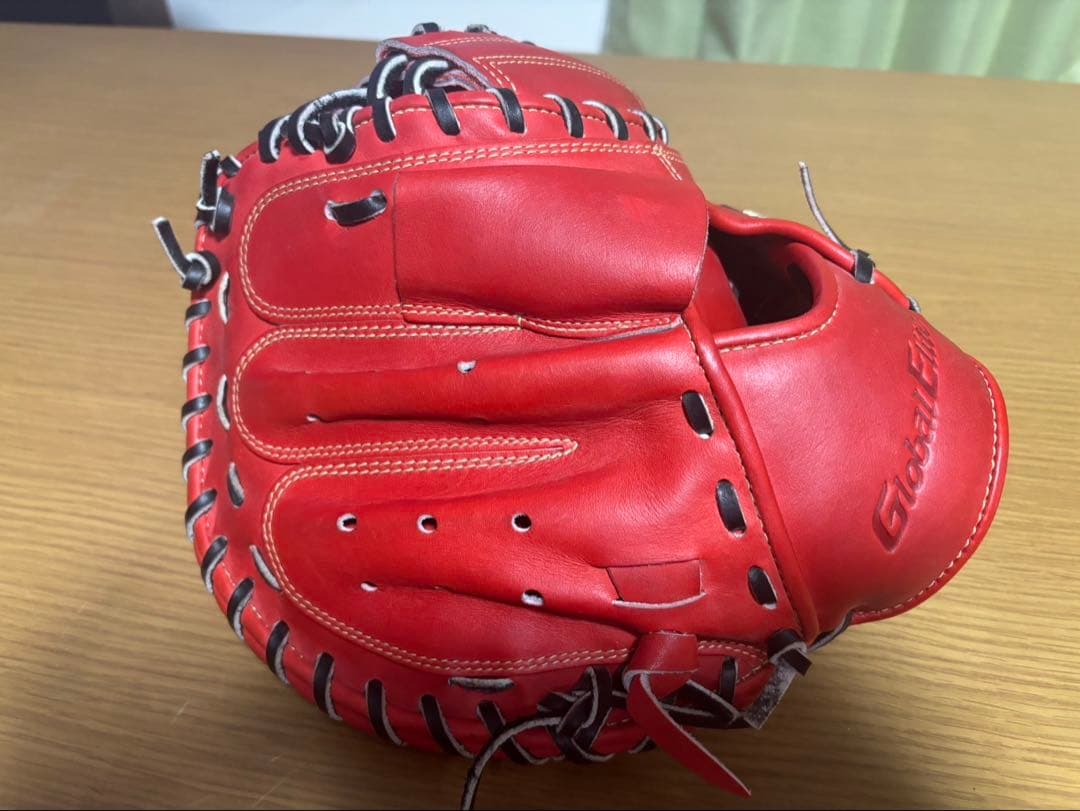 Mizuno Global Elite 硬式グローブ レッド
