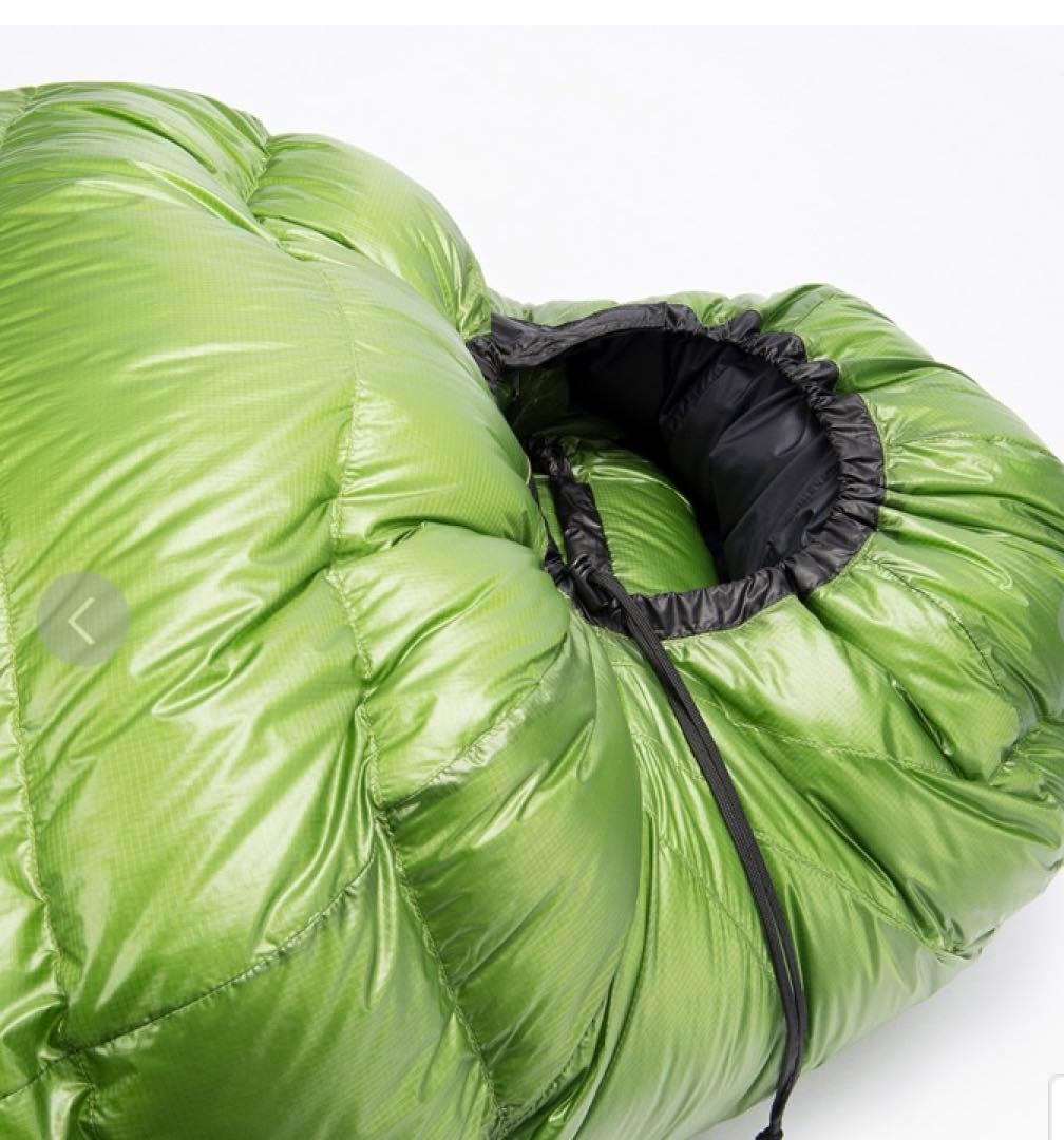 ウエスタンマウンテニアリング バーサライト グリーン ダウンシュラフ 60サイズ