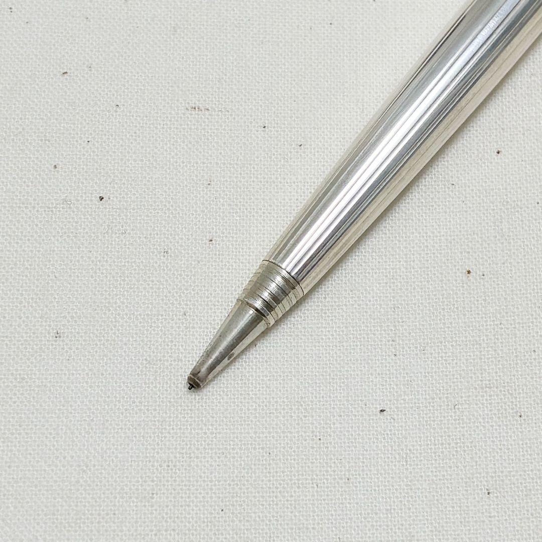 プラチナ万年筆　回転繰り出し　銀製　スターリングシルバー　シャーペン