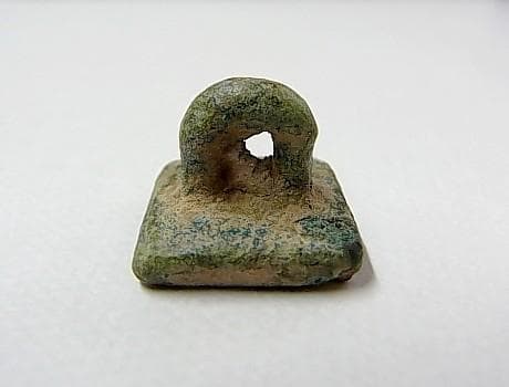 ★Q1323★古代品 （04）青銅　ブロンズ製　印章　オリエント出土