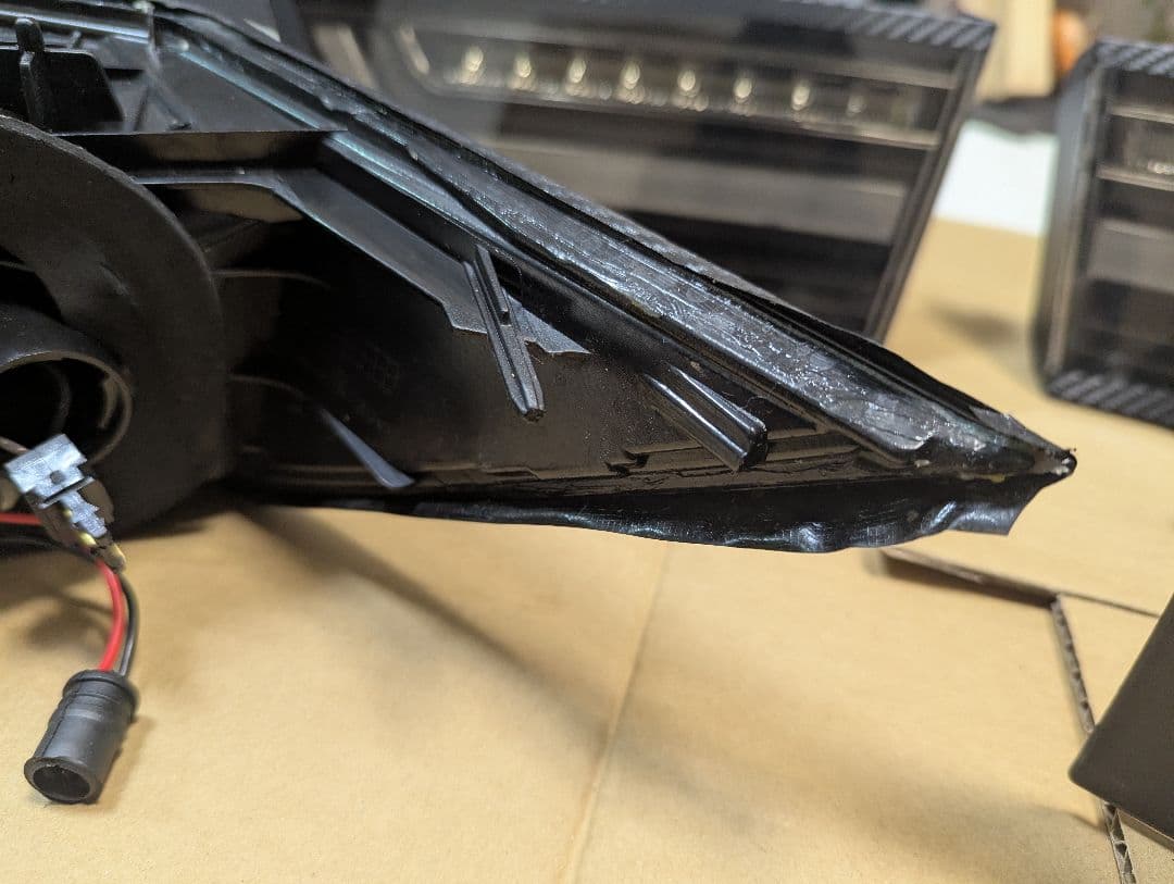 ゆ*の様 アキュラ TSXアコード CL7 LED テールランプ ブラックハウジ