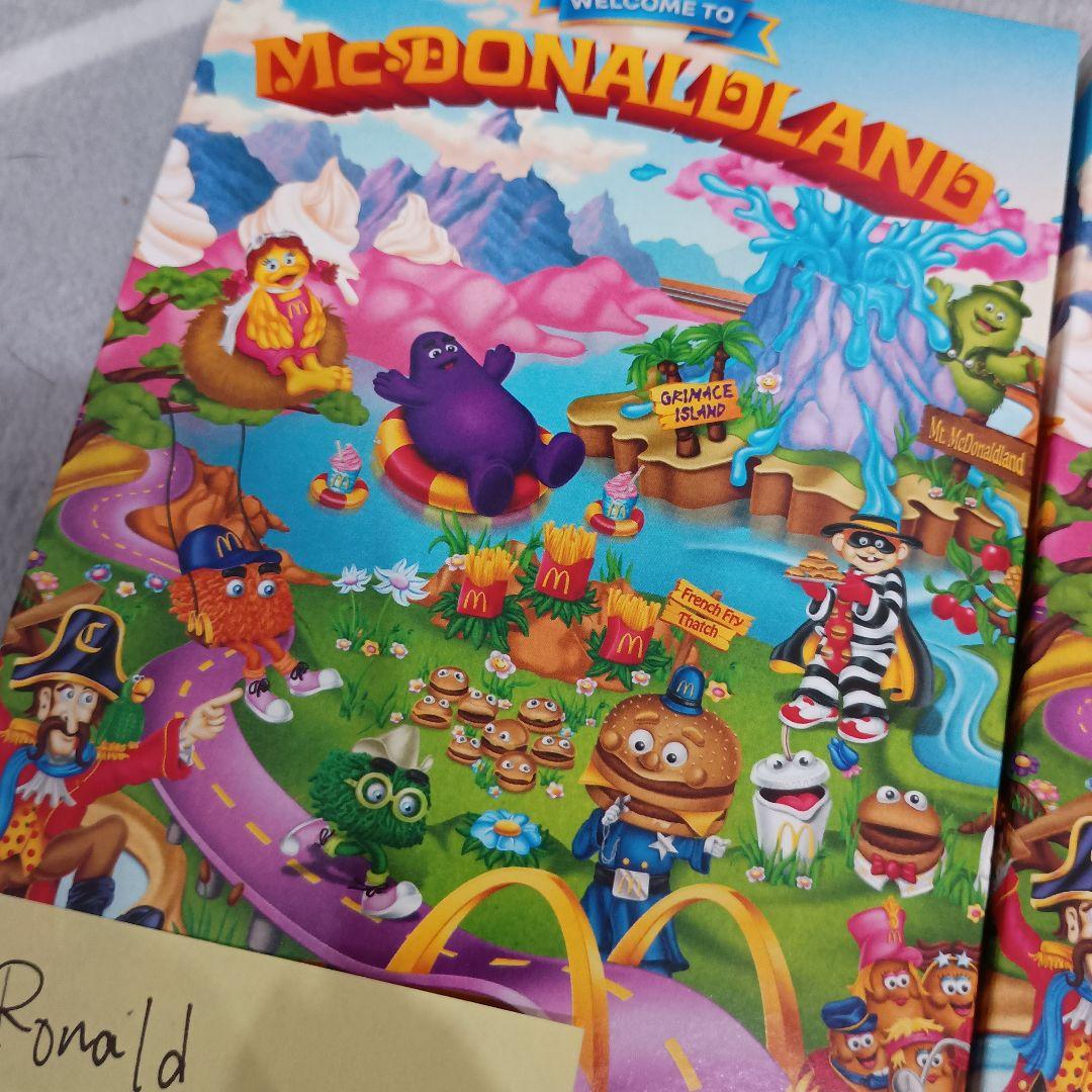 マクドナルド アメリカ ハッピーミール 缶 紙モノ コンプリートセット