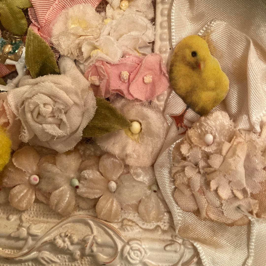 装飾アートフレーム ミニチュア人形付き