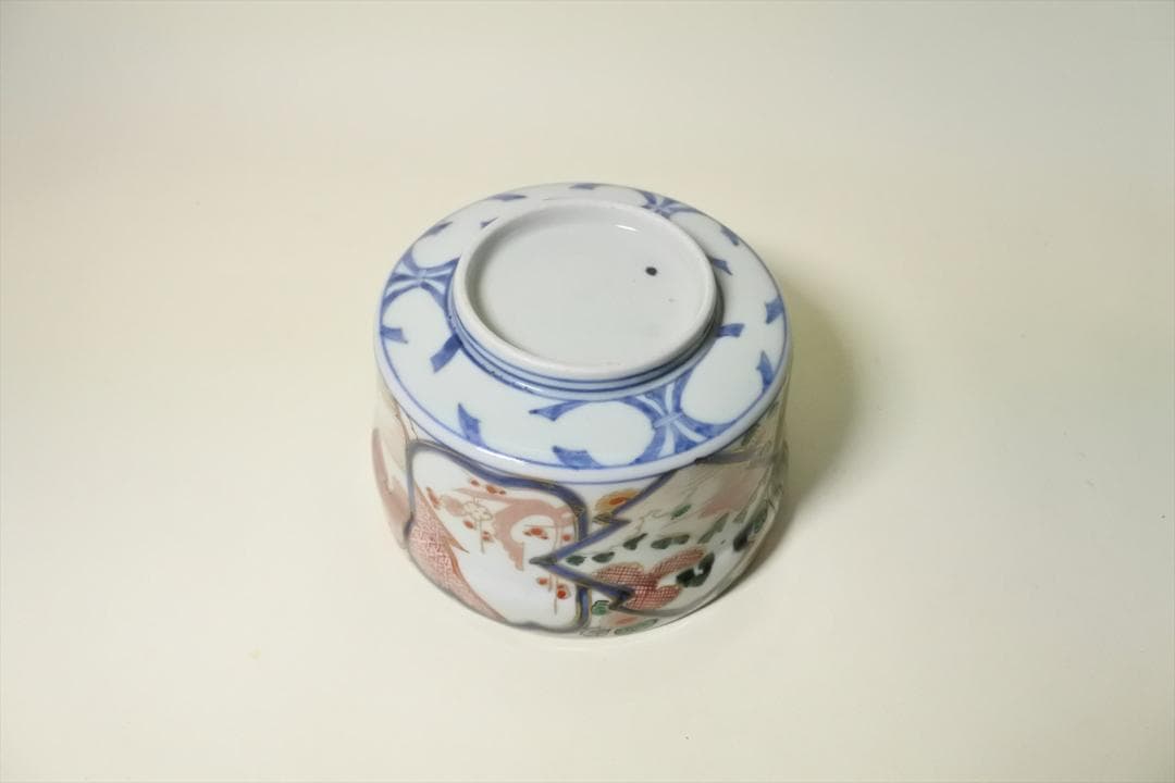 江戸中期～後期　伊万里　色絵　蓋物　骨董品　アンティーク　g