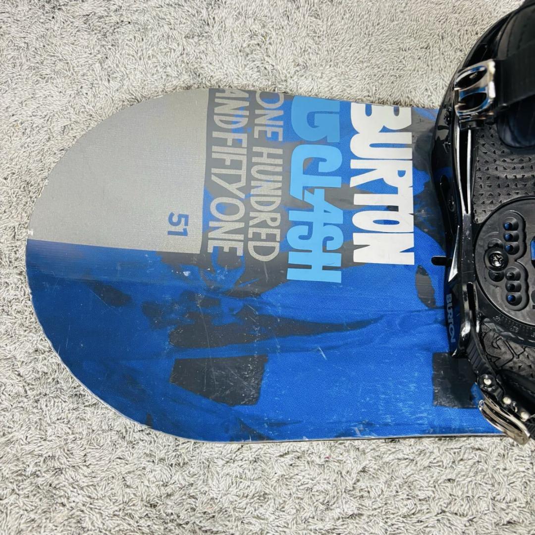 バートン クラッシュ スノーボード 151センチ 板 ビンディング M