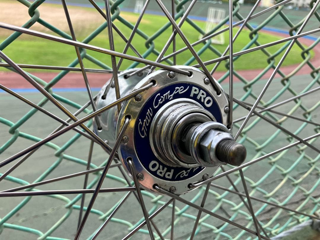 【そこそこ美品】競輪ホイール グランコンペ リア 120mm NJS