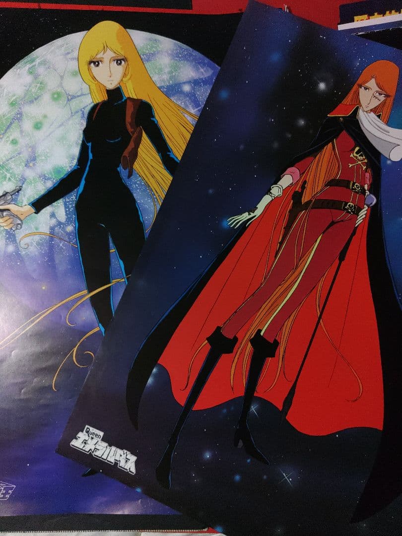 アニメポスター　1000年女王/エメラルダス/ポスターセット